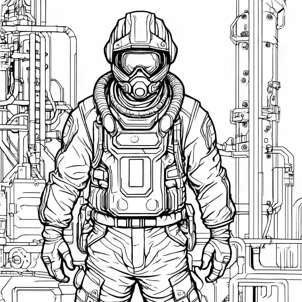 Engineer coloring pages